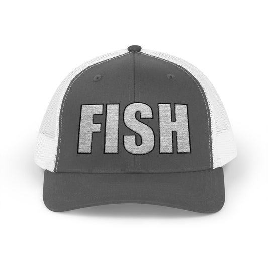 Texas Rigged Tees FISH — Embroidered Baseball Cap