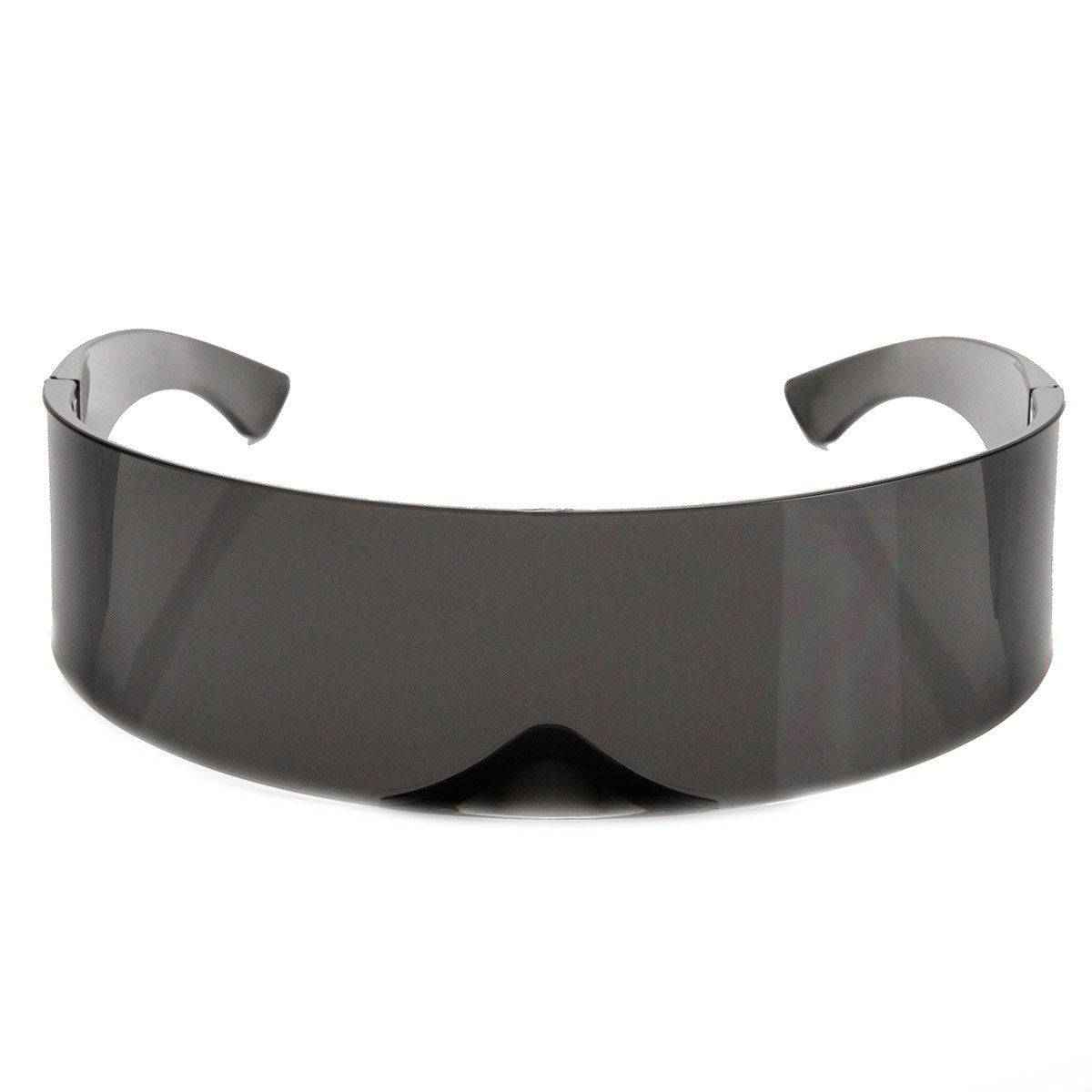 zeroUV Futuristic Retro Mirror Wrap Around Shield Sunglasses 8762