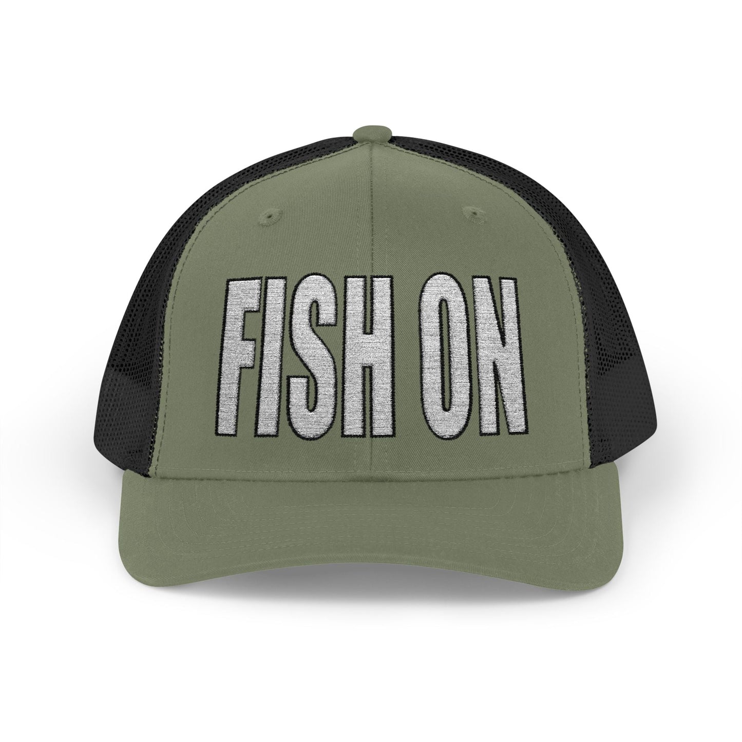 Texas Rigged Tees FISH ON — Embroidered Baseball Cap