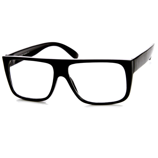 zeroUV Flat Top Square Clear Lens Fashion Glasses 8807