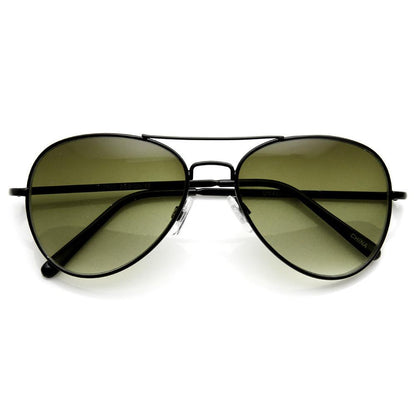 zeroUV  - Medium Classic Retro Metal Frame Aviator Sunglasses 53mm 1372