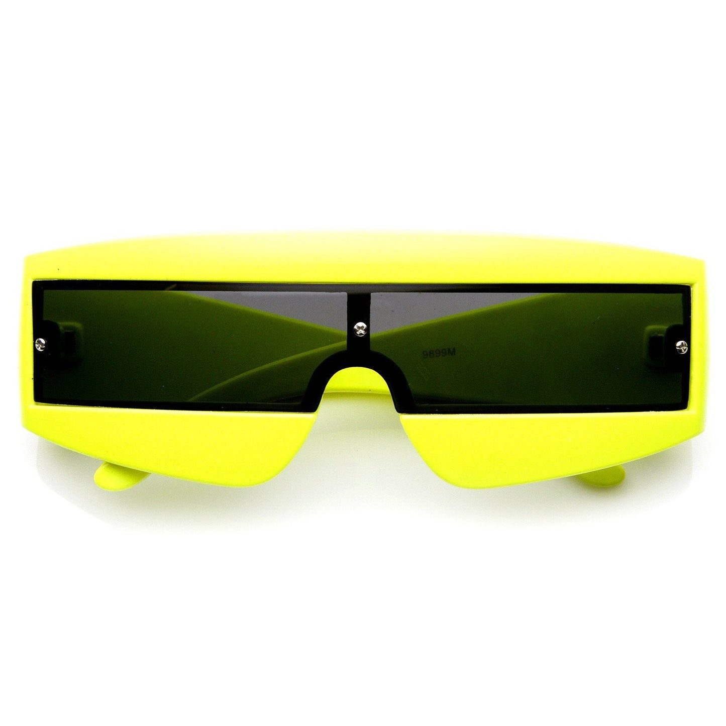 zeroUV Retro Futuristic 1980's Fashion Shield Novelty Sunglasses 8399