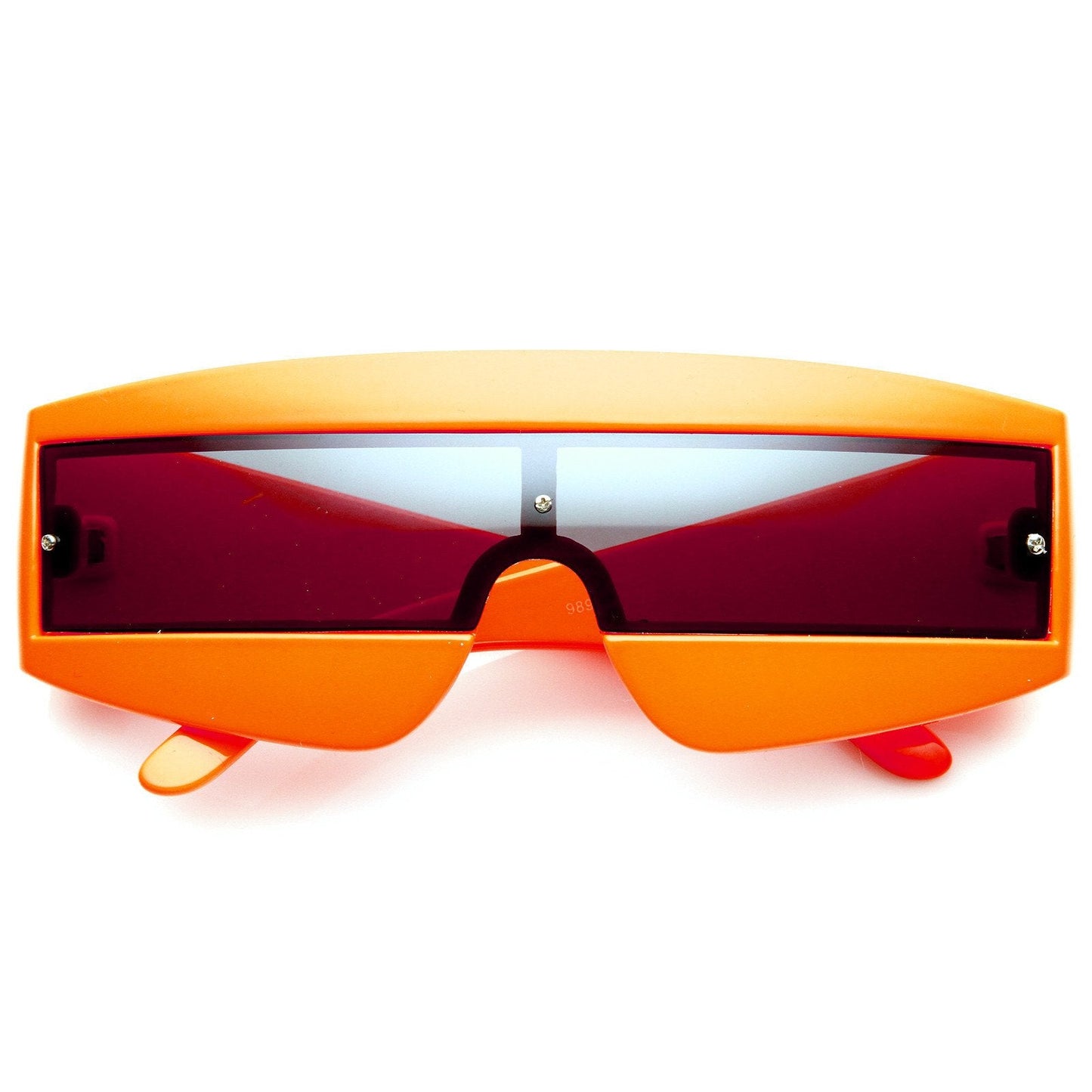 zeroUV Retro Futuristic 1980's Fashion Shield Novelty Sunglasses 8399