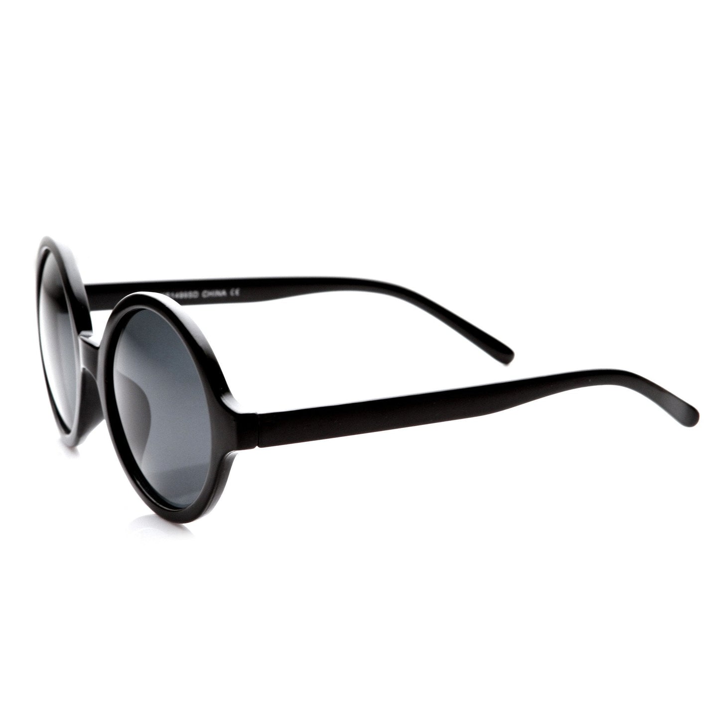 zeroUV Retro Sleek Large Round Fashion Sunglasses 8704