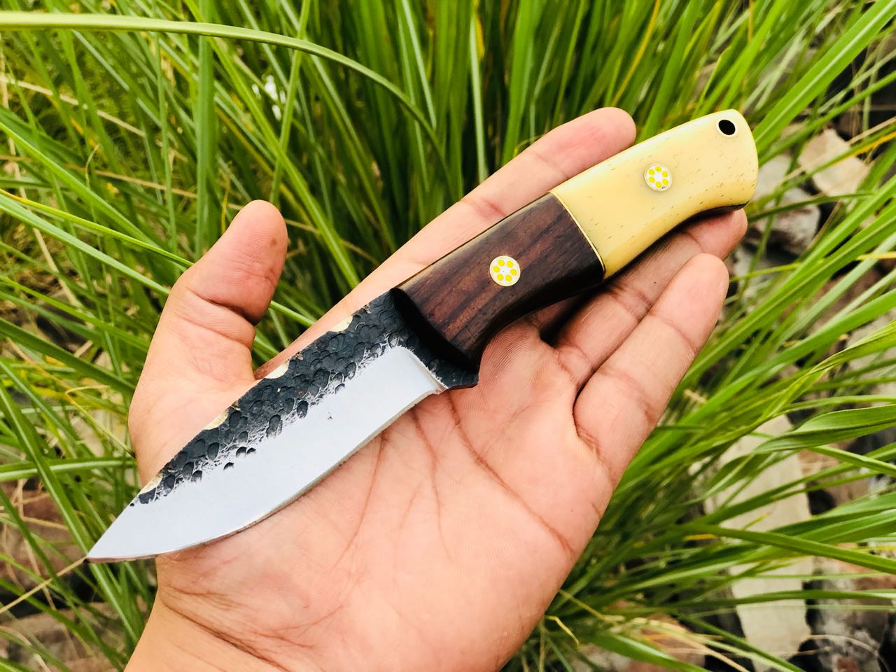 KBS Knives Custom Handmade 1095 Hammer Forged Skinner Knife