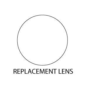 Powertac Replacement Lens for Gen4 Series. Fits E5, E5R, E5G4, E9RG4, M5, M6, Cadet and WOFT Models