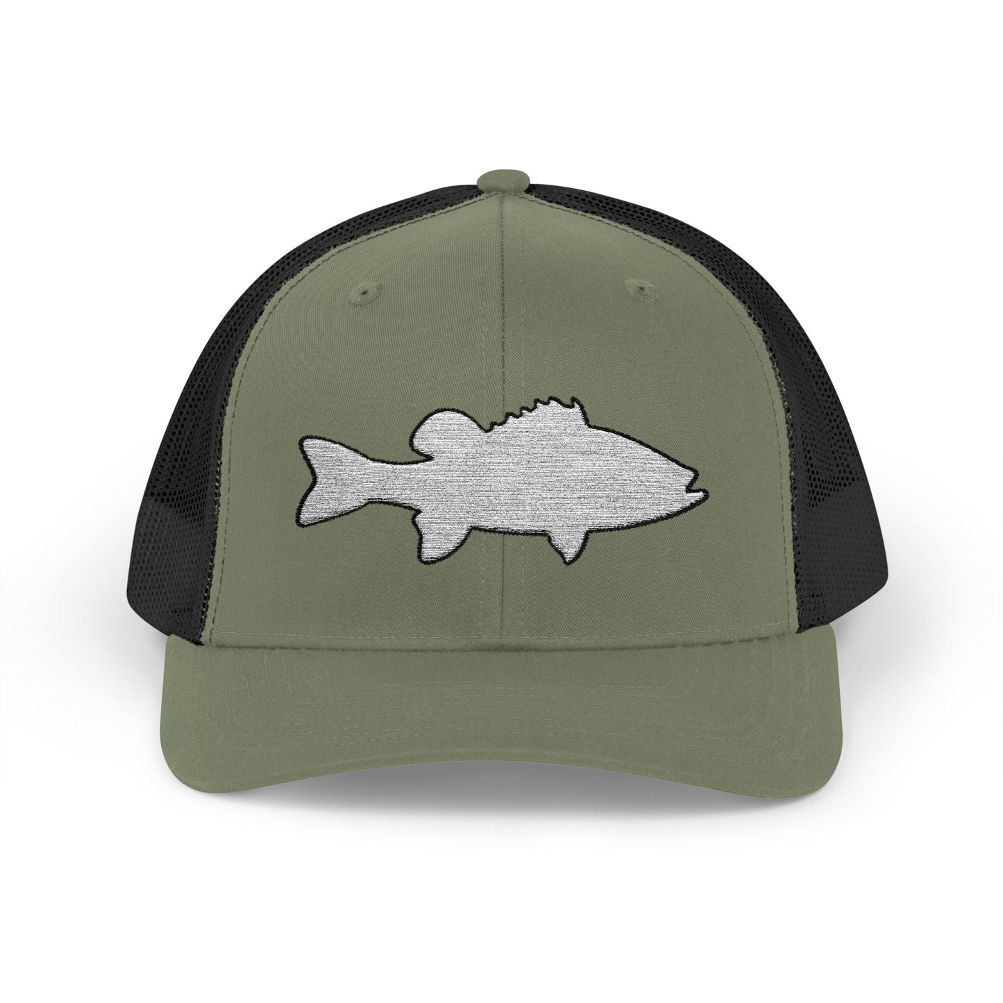 Texas Rigged Tees Bass Silhouette — Embroidered Baseball Cap