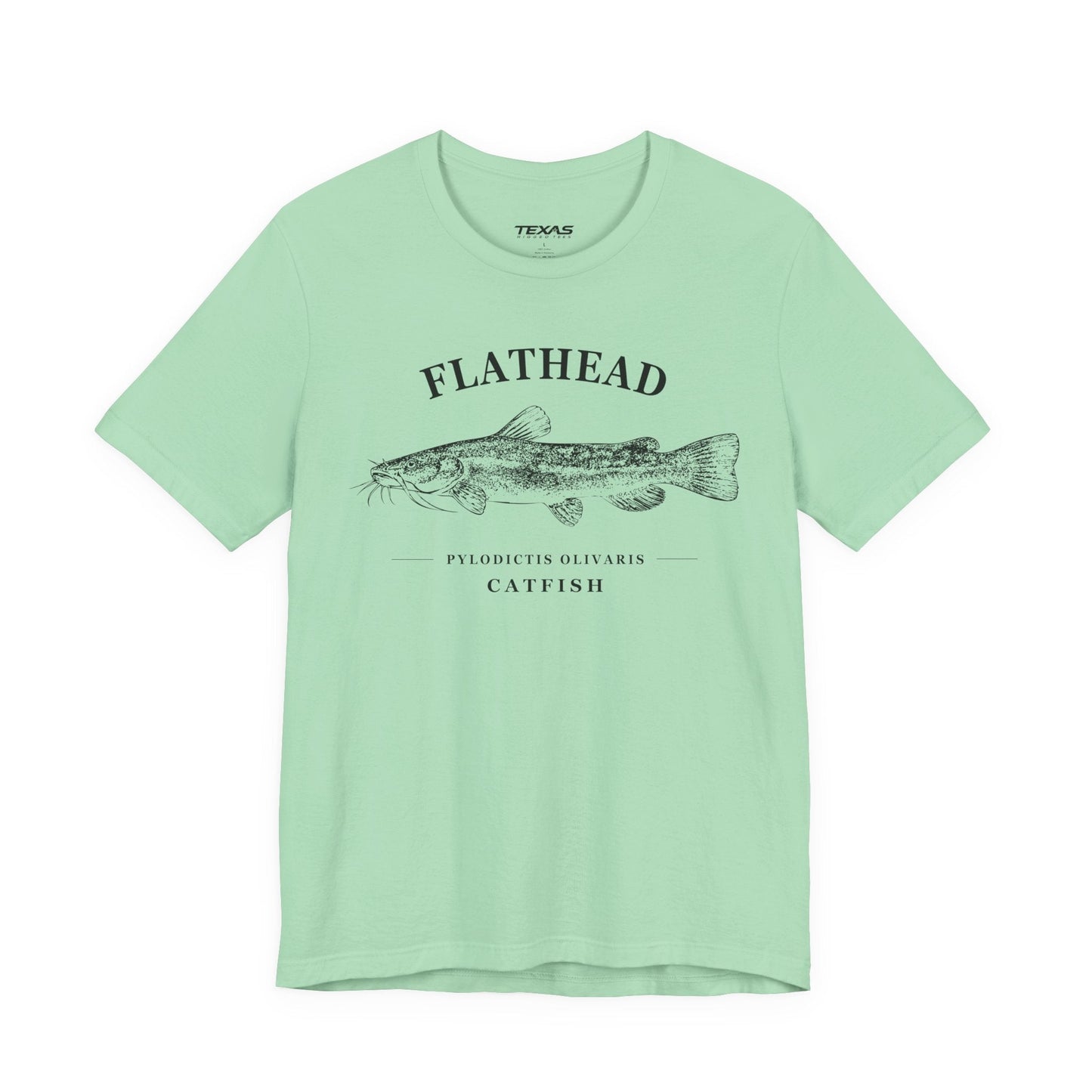 Texas Rigged Tees Flathead Catfish — Unisex Cotton Tee