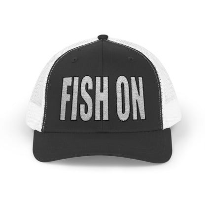 Texas Rigged Tees FISH ON — Embroidered Baseball Cap
