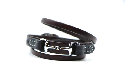 Remarkable Leather Goods GHC Double Wrap Bit Bracelet