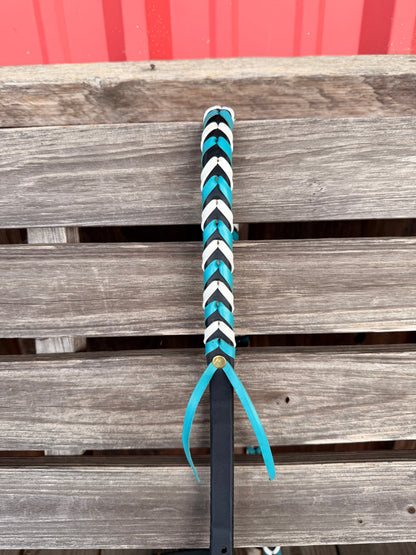 Leather Laced Barrel Reins