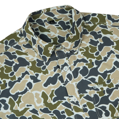 Embry Outdoors Performance Button Up - Marsh Duck