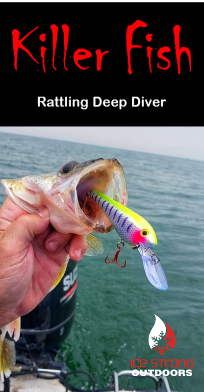 Ice Strong Outdoors - Killer Fish - Rattling DEEP Diver UV