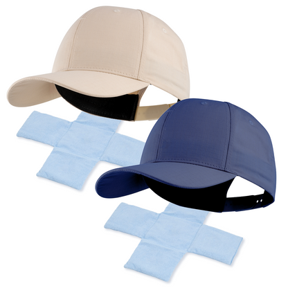 Panther Vision POWERCAP ICE Cooling Baseball Hat – Instant Cooling Relief with Reusable Ice Packs, UPF 50 UV Sun Protection, Lightweight & Breathable for Hot Weather
