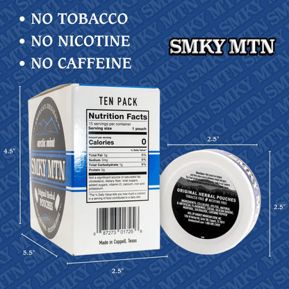 Smokey Mountain  Arctic Mint Pouches (Original)