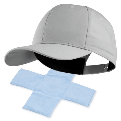 Panther Vision POWERCAP ICE Cooling Baseball Hat – Instant Cooling Relief with Reusable Ice Packs, UPF 50 UV Sun Protection, Lightweight & Breathable for Hot Weather