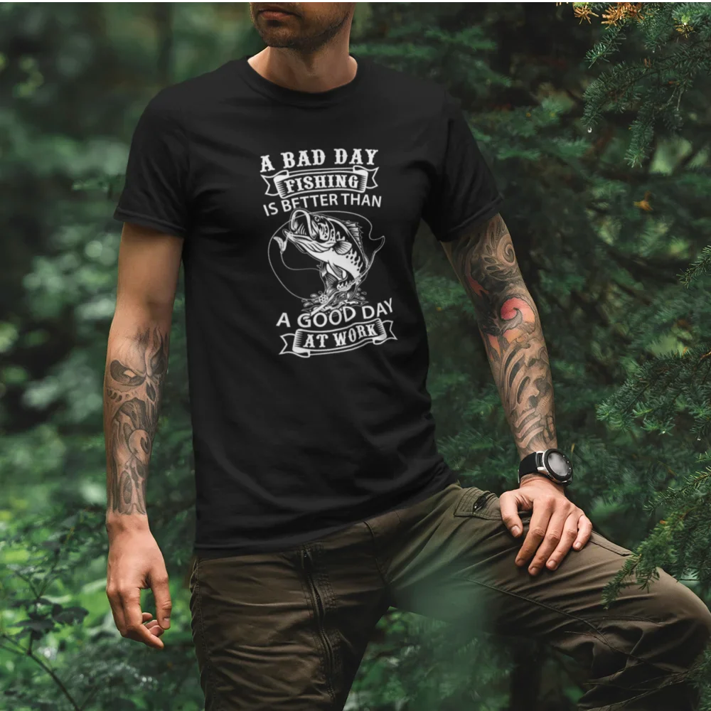 Outdoorzees A Bad Day Fishing T-Shirt