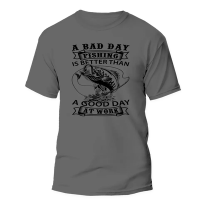 Outdoorzees A Bad Day Fishing T-Shirt