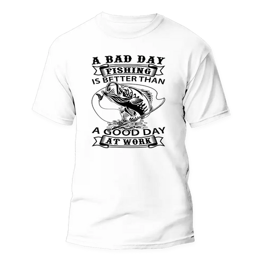 Outdoorzees A Bad Day Fishing T-Shirt