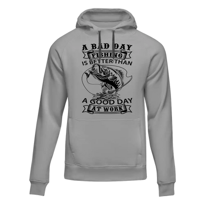 Outdoorzees A Bad Day Fishing Unisex Hoodie