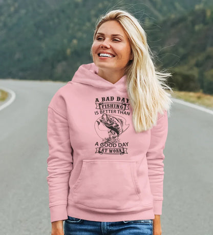 Outdoorzees A Bad Day Fishing Unisex Hoodie
