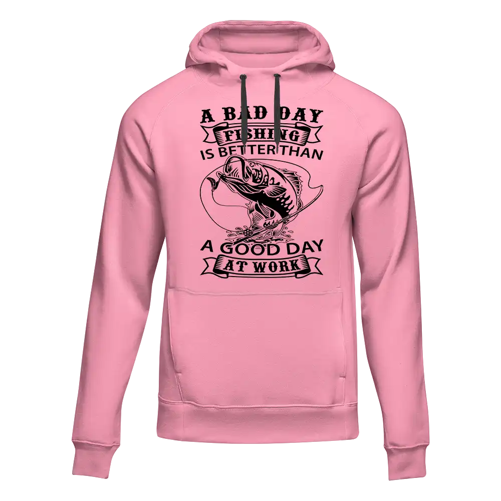 Outdoorzees A Bad Day Fishing Unisex Hoodie