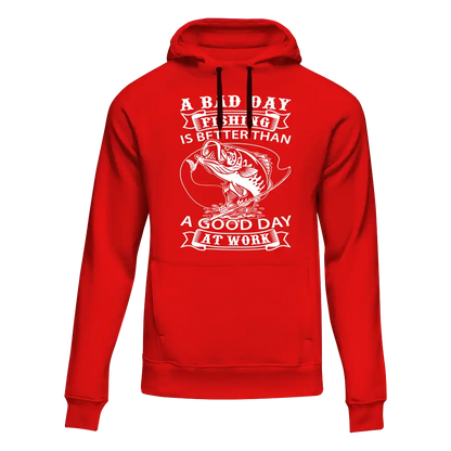 Outdoorzees A Bad Day Fishing Unisex Hoodie