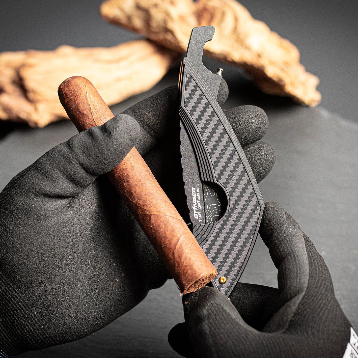 Stinger Survival Tools Topographic Utility Tool / Cigar Trimmer