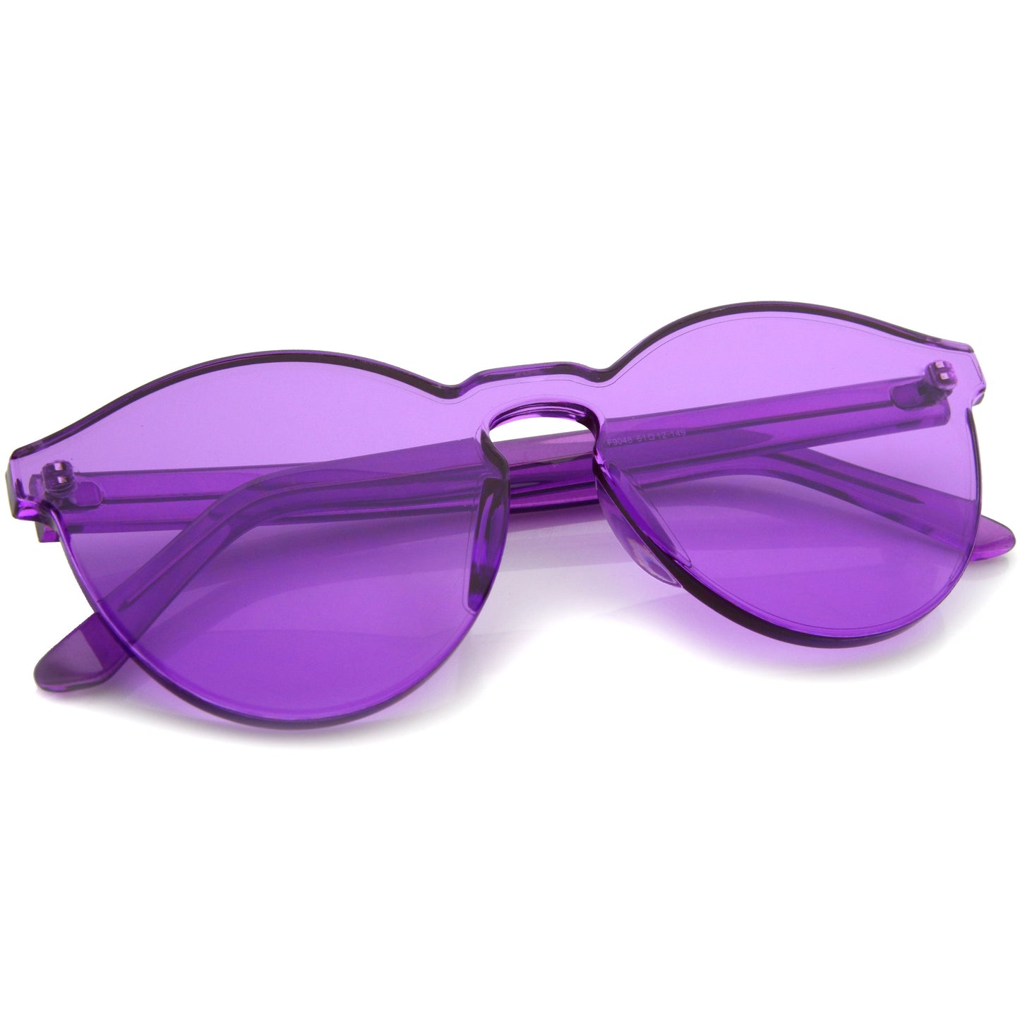 zeroUV Rimless Monoblock Cut PC Color Lens Rimless Sunglasses A368