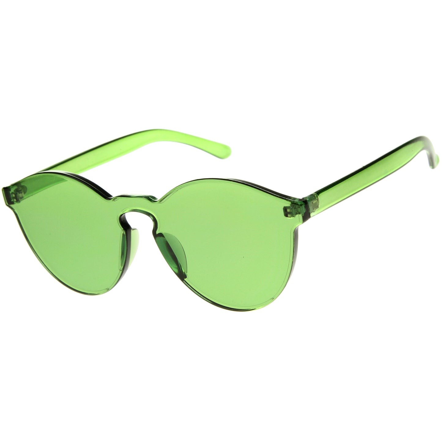 zeroUV Rimless Monoblock Cut PC Color Lens Rimless Sunglasses A368