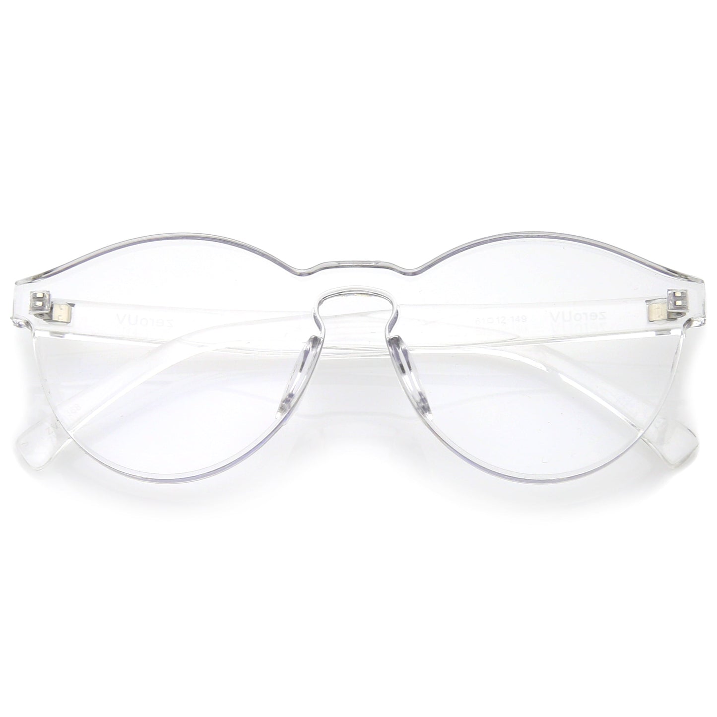 zeroUV Rimless Monoblock Cut PC Color Lens Rimless Sunglasses A368