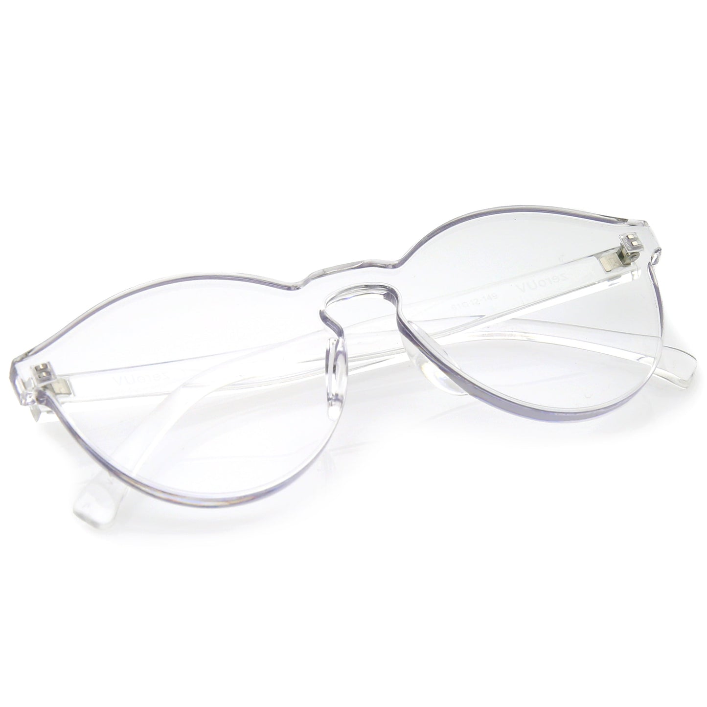 zeroUV Rimless Monoblock Cut PC Color Lens Rimless Sunglasses A368
