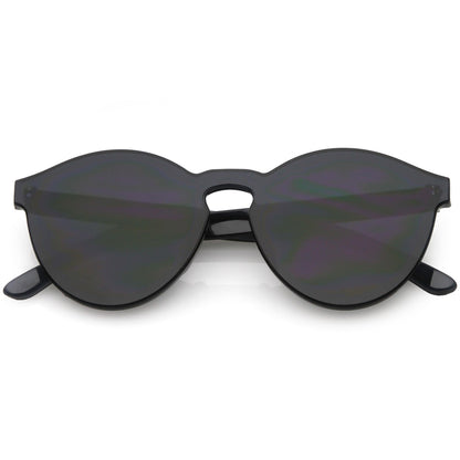 zeroUV Rimless Monoblock Cut PC Color Lens Rimless Sunglasses A368