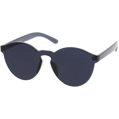 zeroUV Rimless Monoblock Cut PC Color Lens Rimless Sunglasses A368