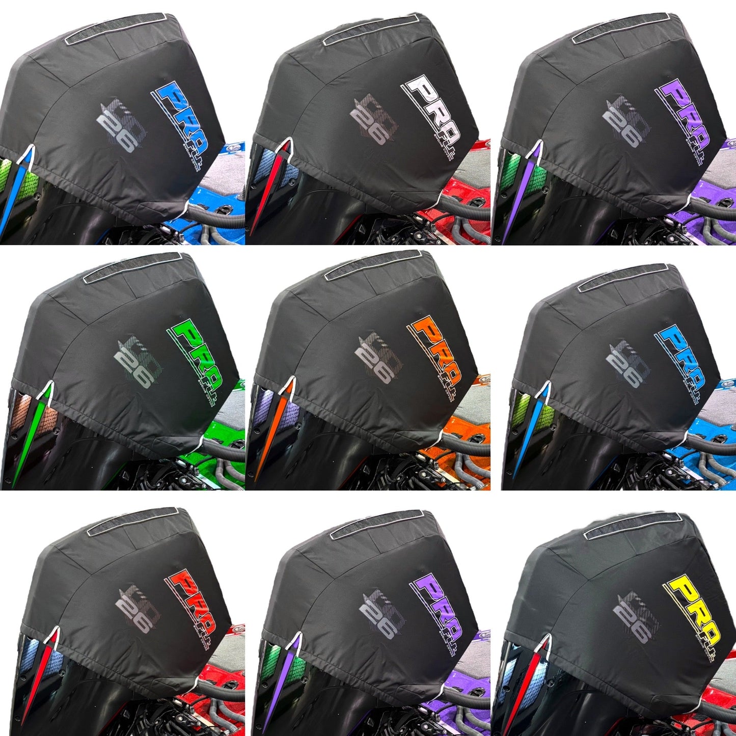 DD26 Fishing PRO Fit Engine Cover by DD26 Fishing fits the Mercury 4-Stroke Pro XS 200-300, V8 Engines