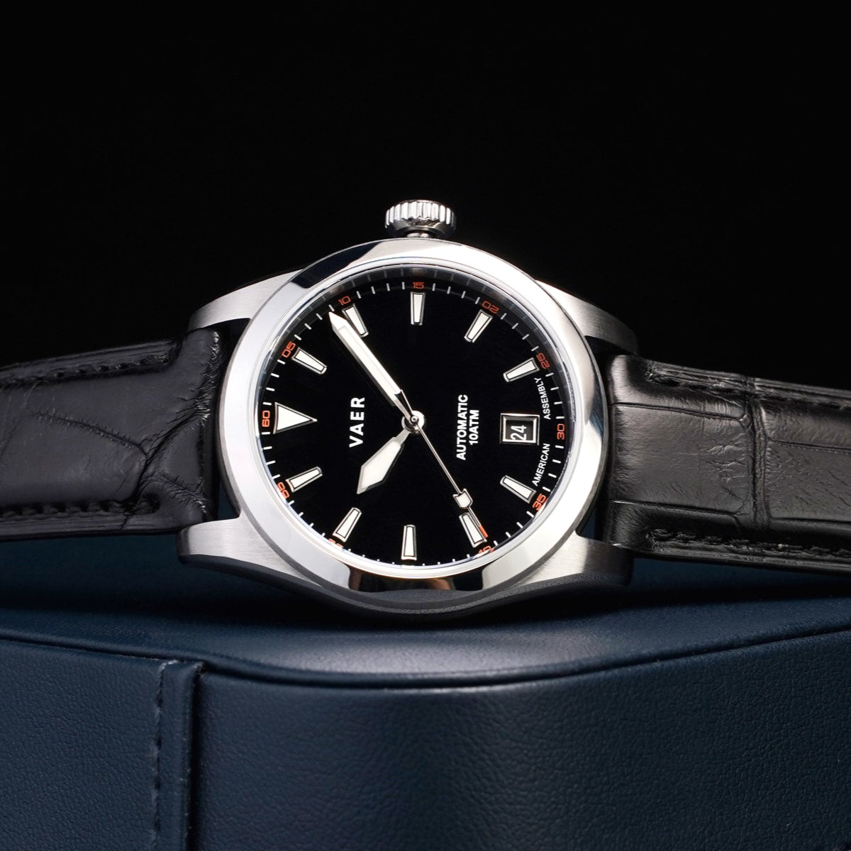 Vaer Watches A5 Atlas Black Auto - 38mm USA