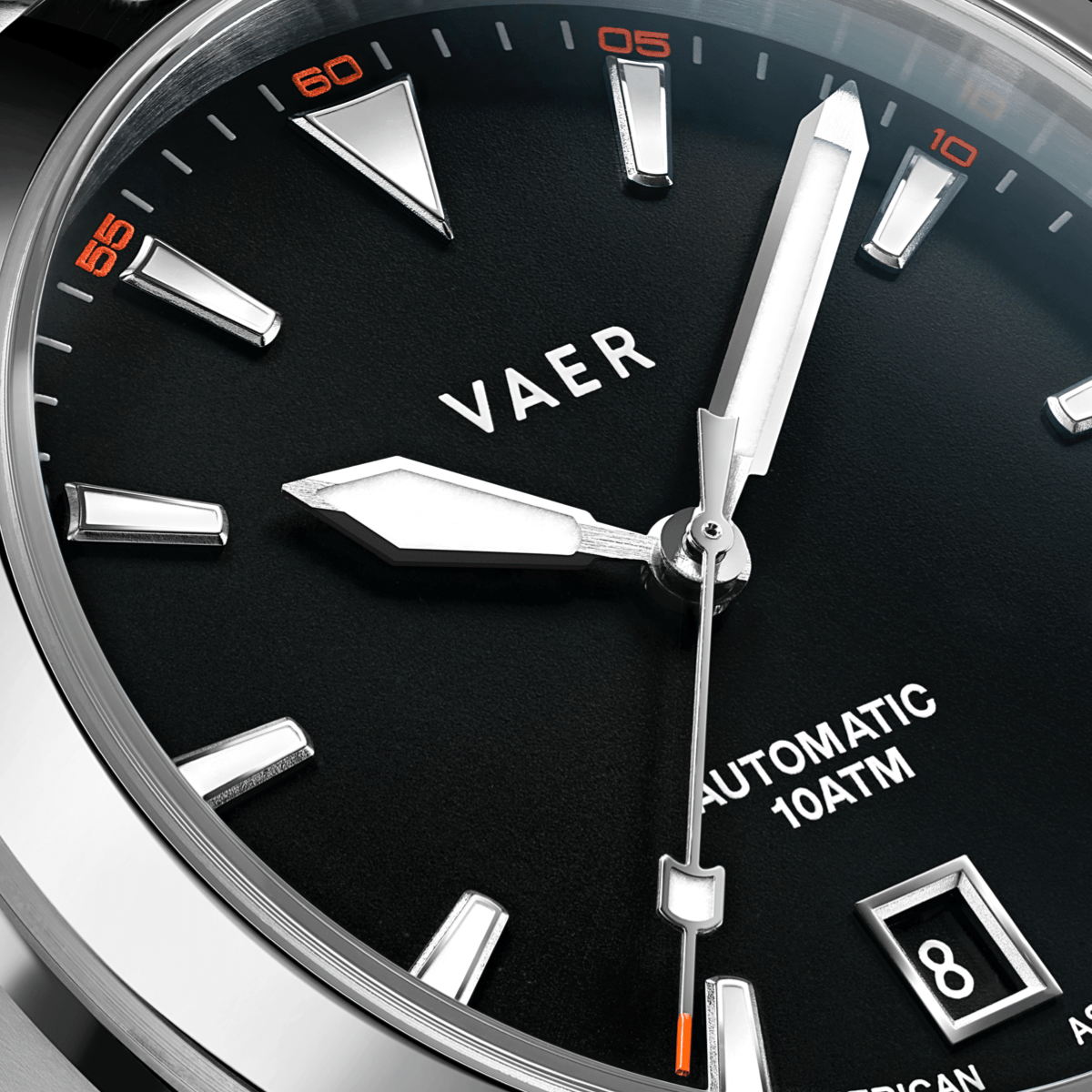 Vaer Watches A5 Atlas Black Auto - 38mm USA