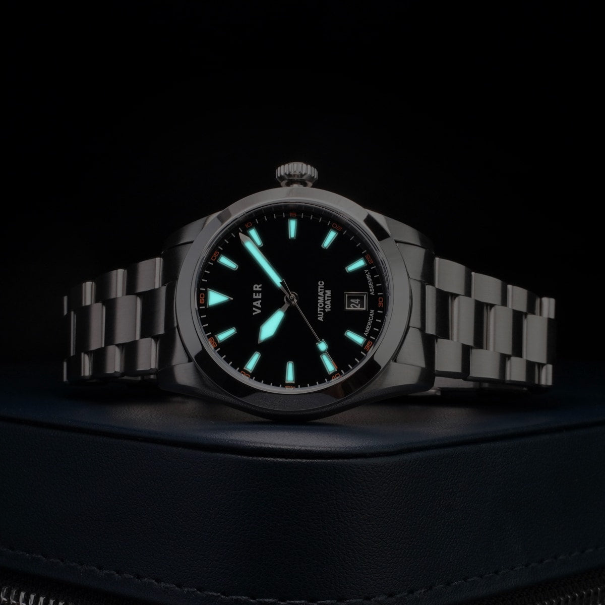 Vaer Watches A5 Atlas Black Auto - 38mm USA