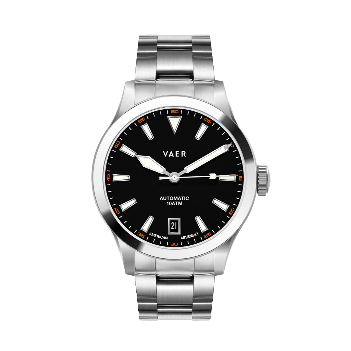 Vaer Watches A5 Atlas Black Auto - 38mm USA