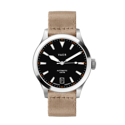 Vaer Watches A5 Atlas Black Auto - 38mm USA