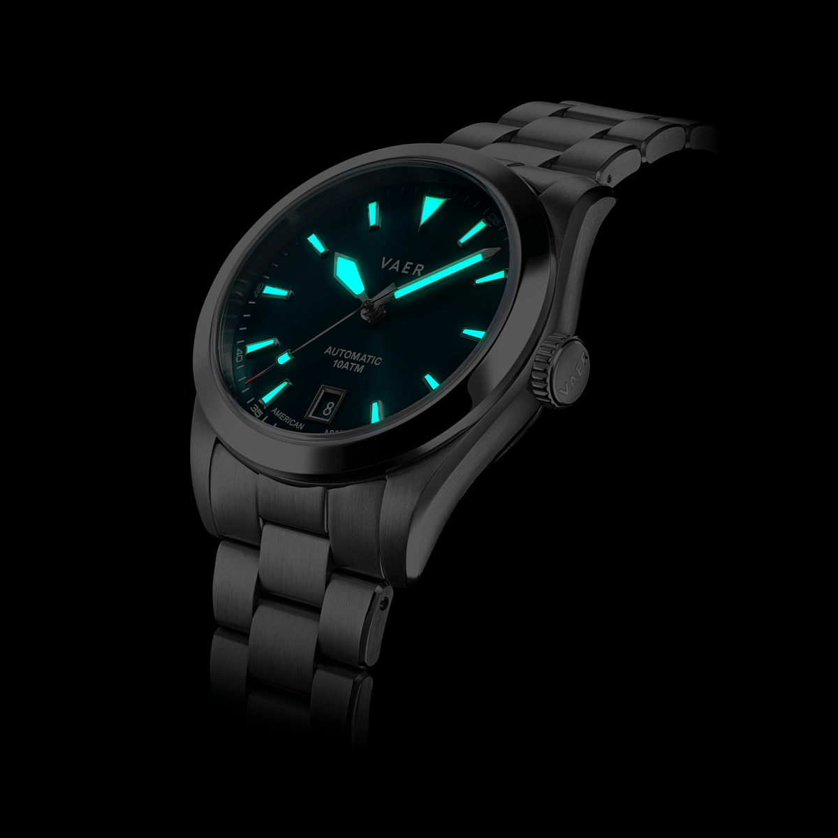 Vaer Watches A5 Atlas Green Auto - 38mm USA