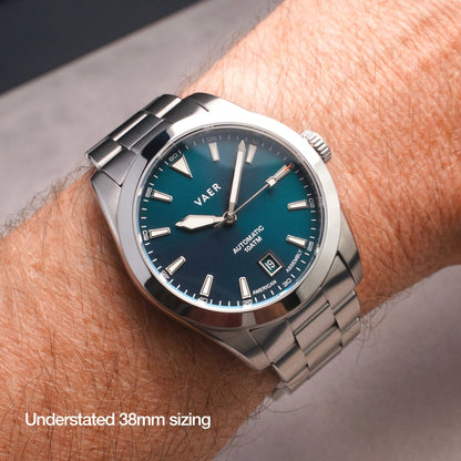 Vaer Watches A5 Atlas Green Auto - 38mm USA