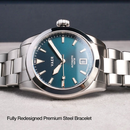 Vaer Watches A5 Atlas Green Auto - 38mm USA