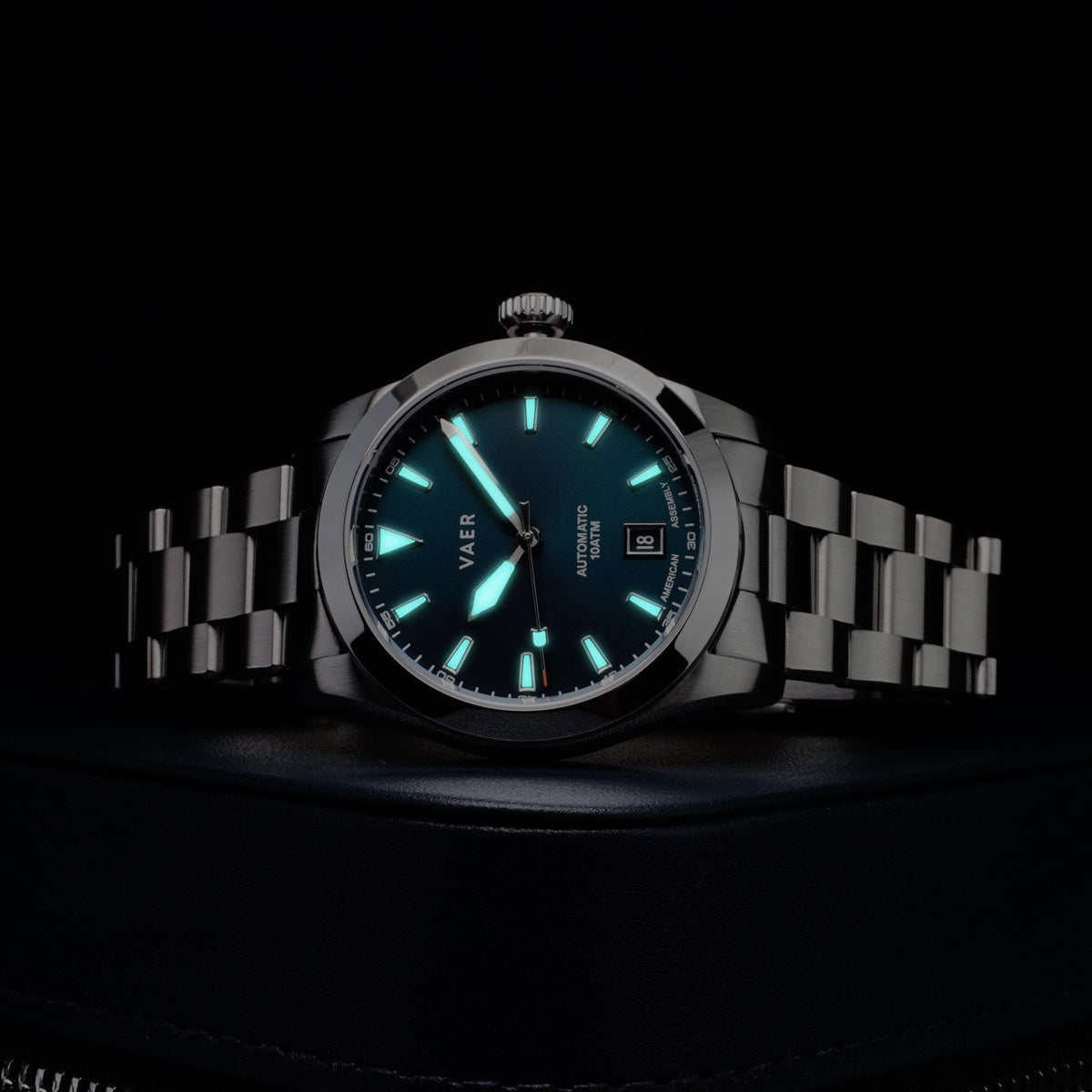 Vaer Watches A5 Atlas Green Auto - 38mm USA