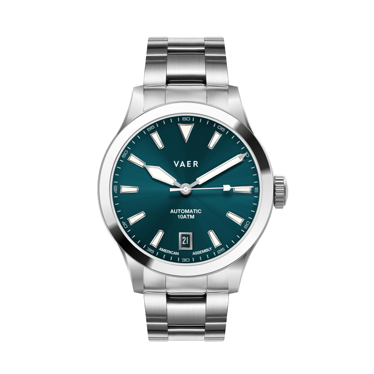 Vaer Watches A5 Atlas Green Auto - 38mm USA