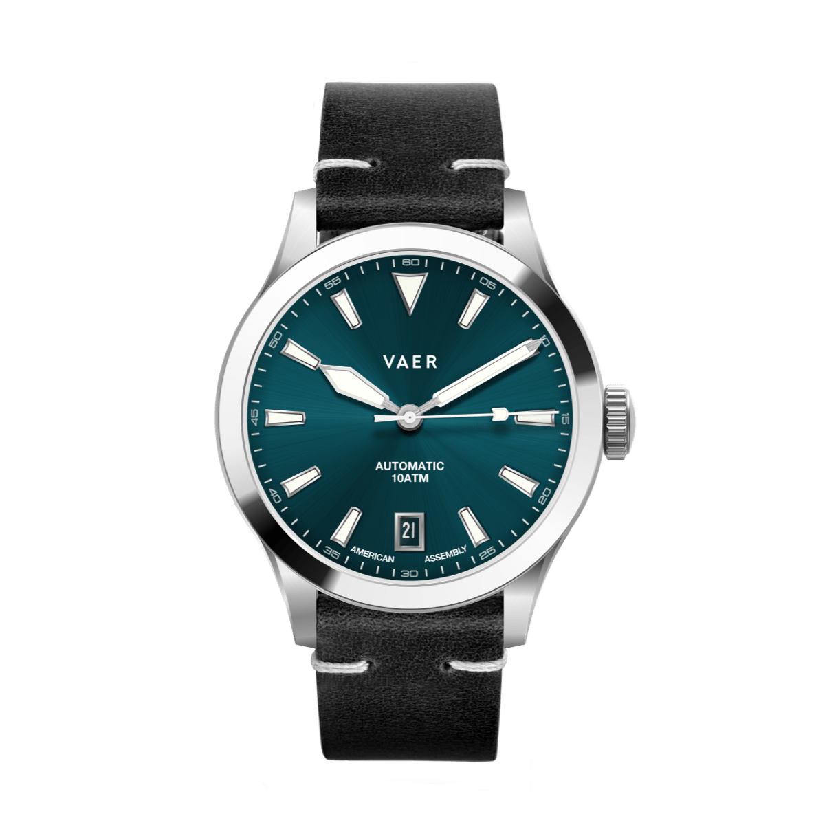 Vaer Watches A5 Atlas Green Auto - 38mm USA