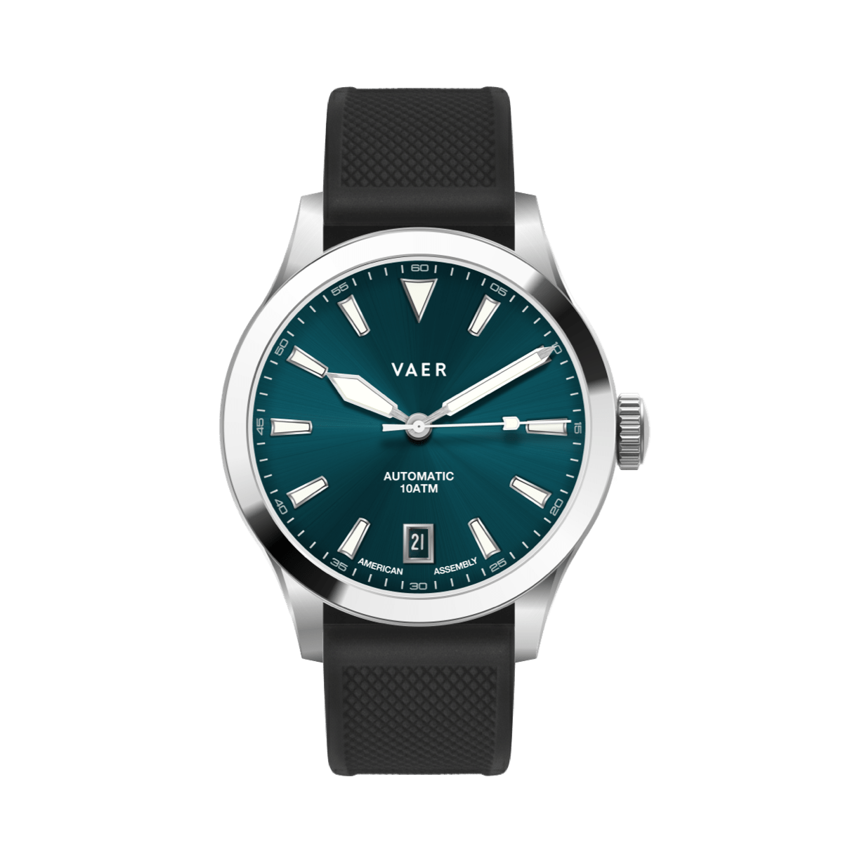 Vaer Watches A5 Atlas Green Auto - 38mm USA