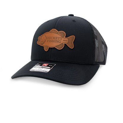 Duckett Bass Leather Patch Hat - Richardson 112