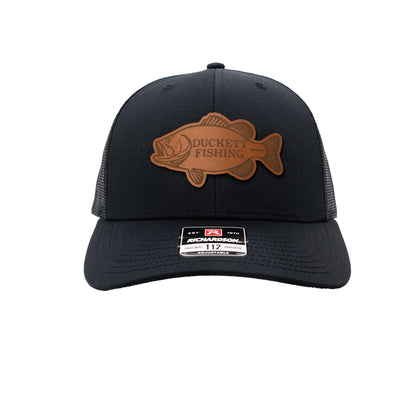 Duckett Bass Leather Patch Hat - Richardson 112