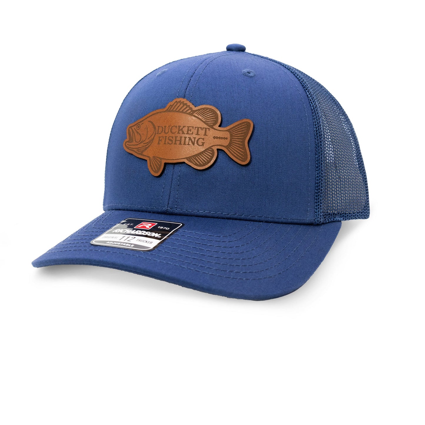 Duckett Bass Leather Patch Hat - Richardson 112